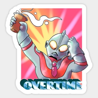 Ultraman: Ultra Tired Man Sticker